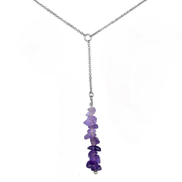 Crown Chakra Necklace Silver