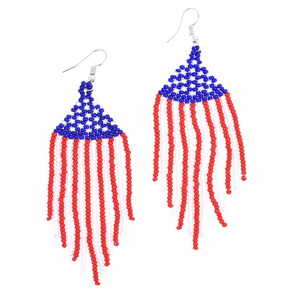 American Flag Earrings