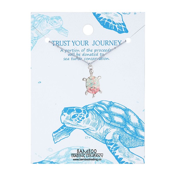 Trust Your Journey Necklace Cherry