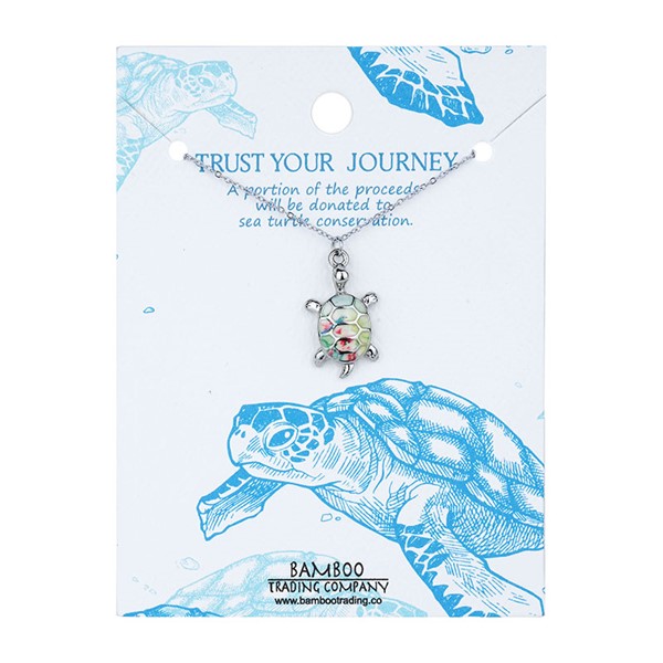 Trust Your Journey Necklace Bird
