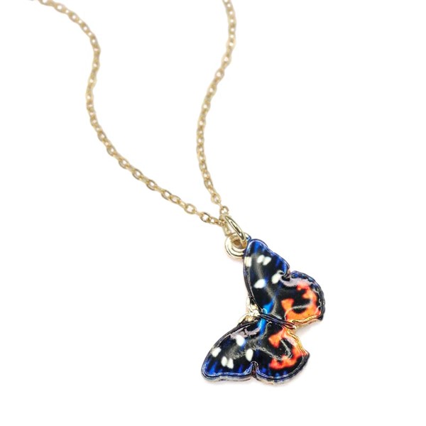 Be You tiful Butterfly Necklace Orange