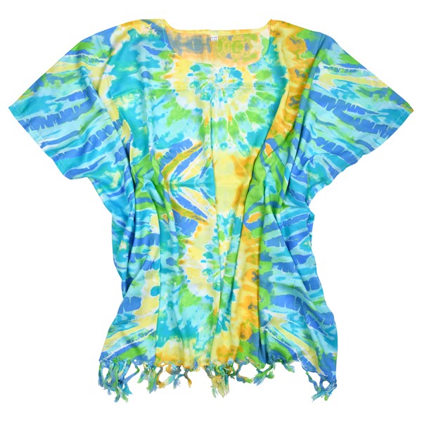 Fringe Kaftan Tie Dye