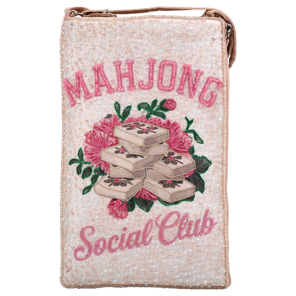 Mahjong Floral Club Bag