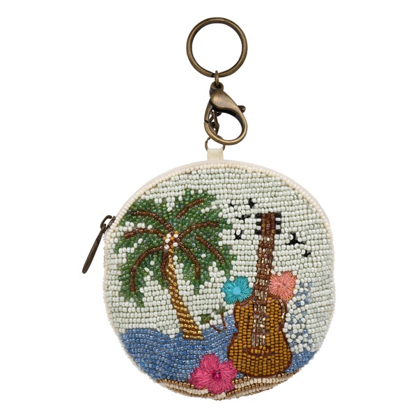 Keychain Pouch Hibiscus Large